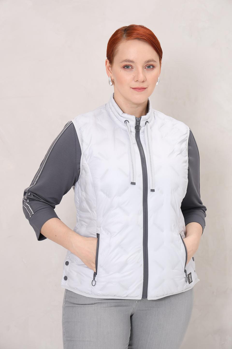 Жилет Rabe collection стеганый серый
