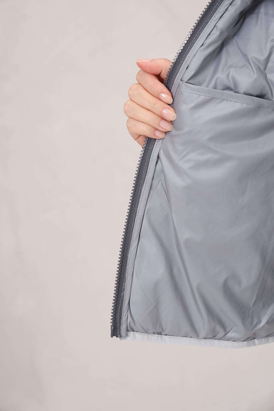 Жилет Rabe collection стеганый серый