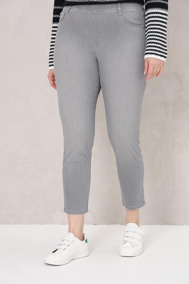 Джинсы Rabe collection серые укороченные