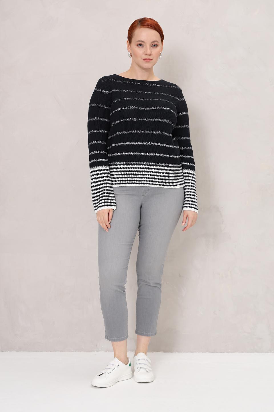 Джинсы Rabe collection серые укороченные