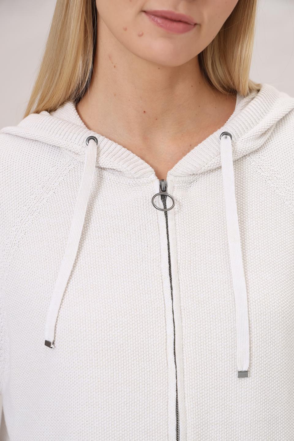 Жакет Lecomte с капюшоном белый