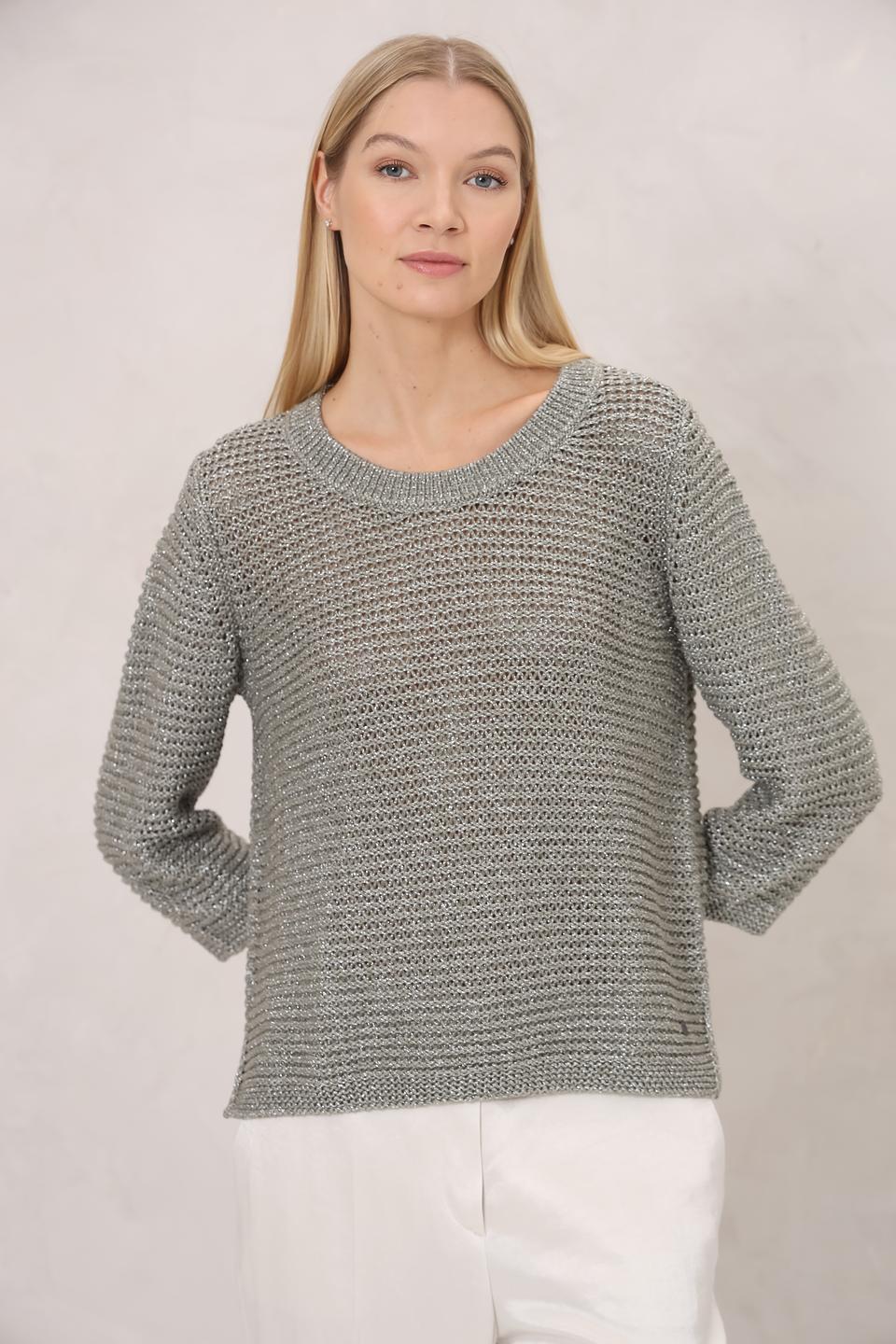 Пуловер Monari с металлизированной нитью