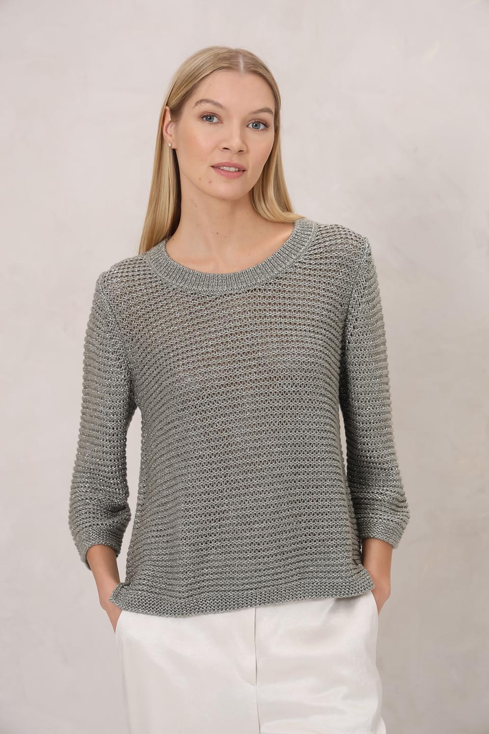 Пуловер Monari с металлизированной нитью