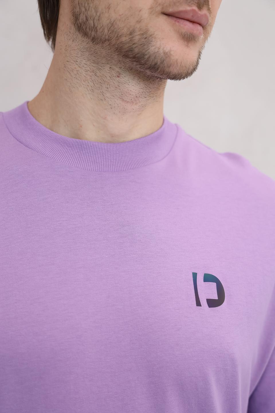 Футболка Tom Tailor denim лавандовая