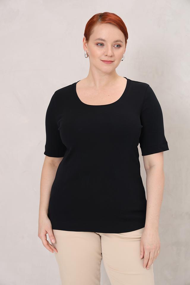 Футболка Gerry Weber чёрная с коротким рукавом