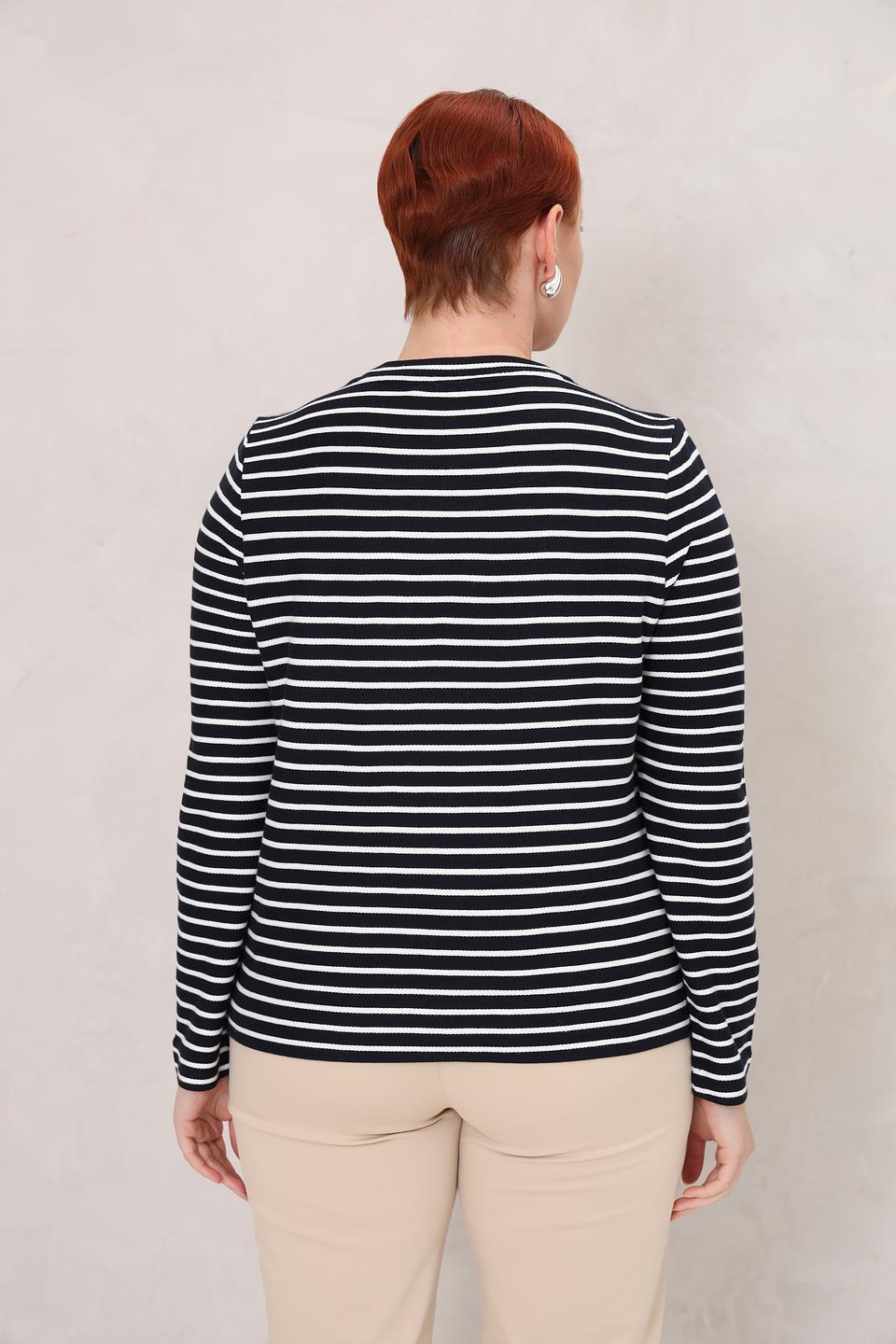 Пуловер Gerry Weber полоска чёрный