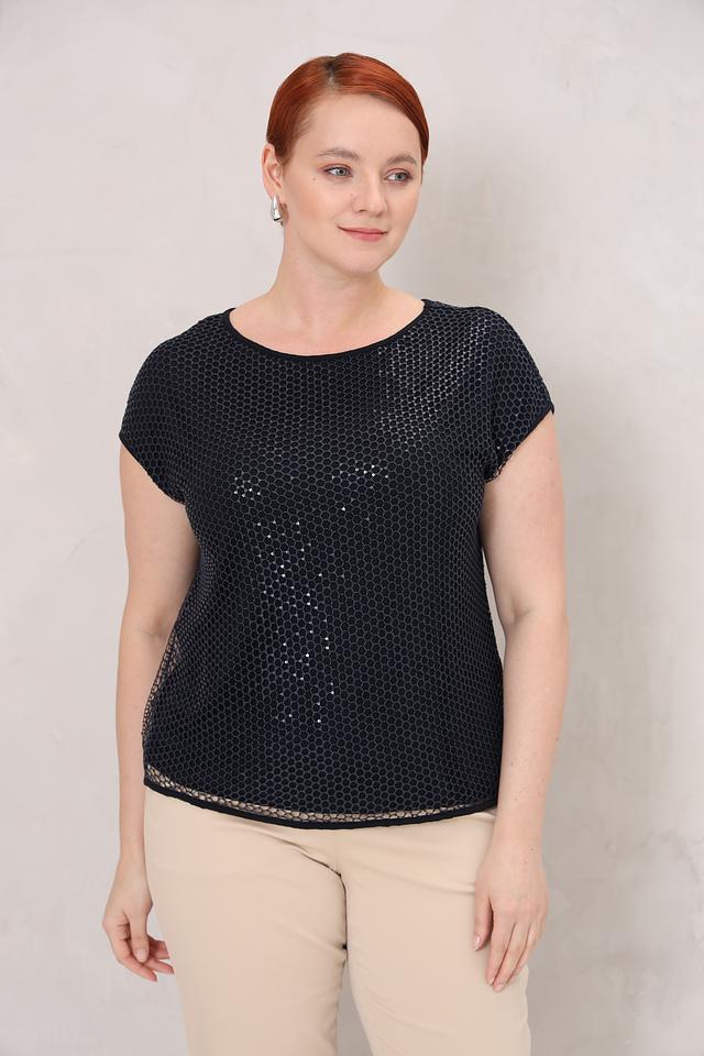 Топ Gerry Weber с вышивкой чёрный