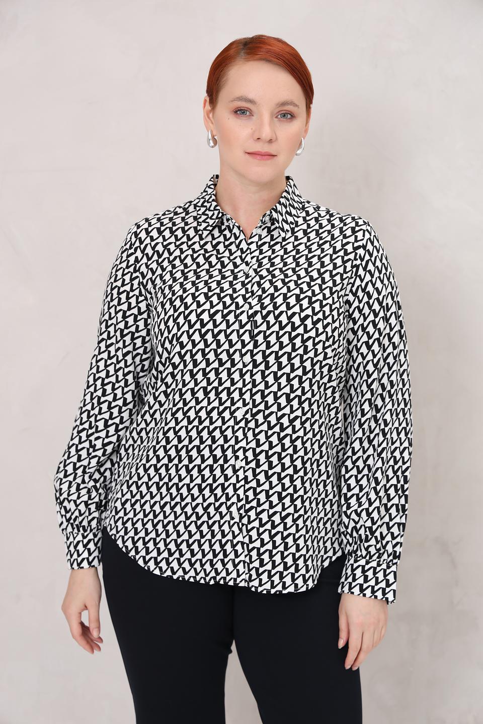 Рубашка Gerry Weber с геометрическим принтом