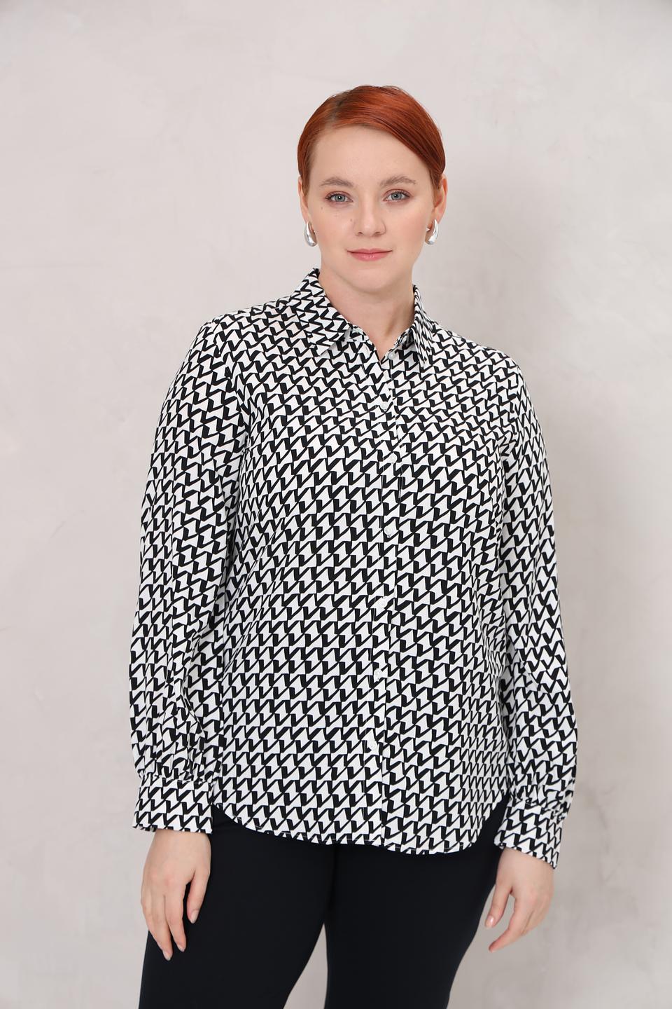 Рубашка Gerry Weber с геометрическим принтом