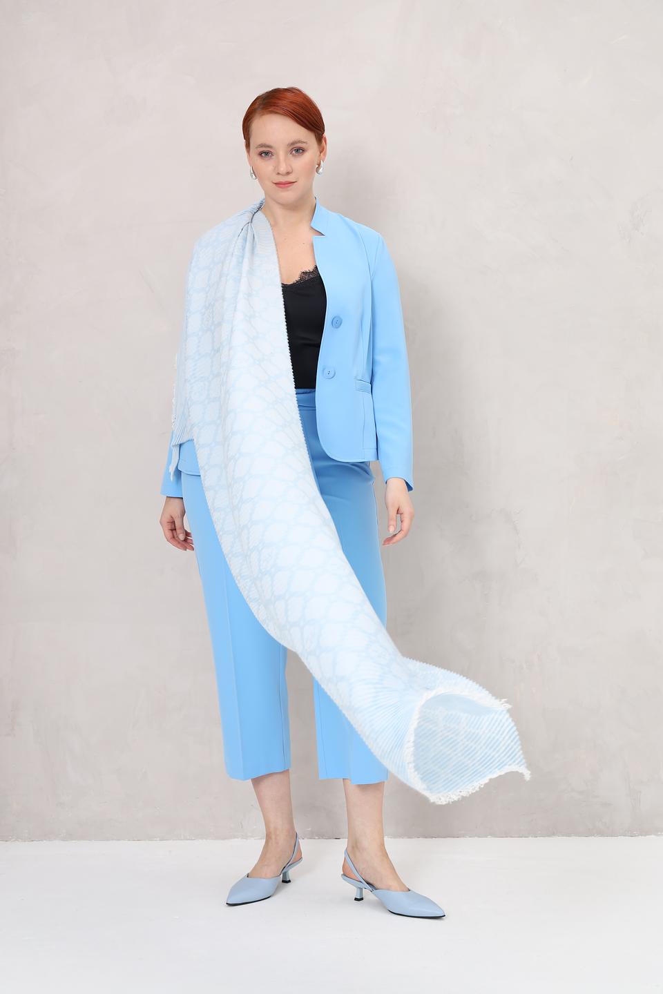 Шарф Marc Cain Collections голубой