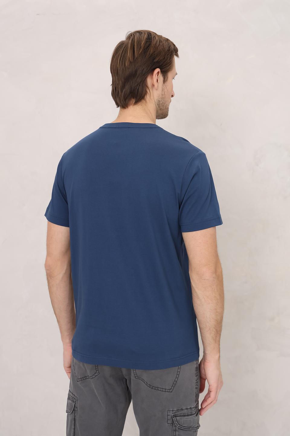 Футболка Lerros с принтом синяя