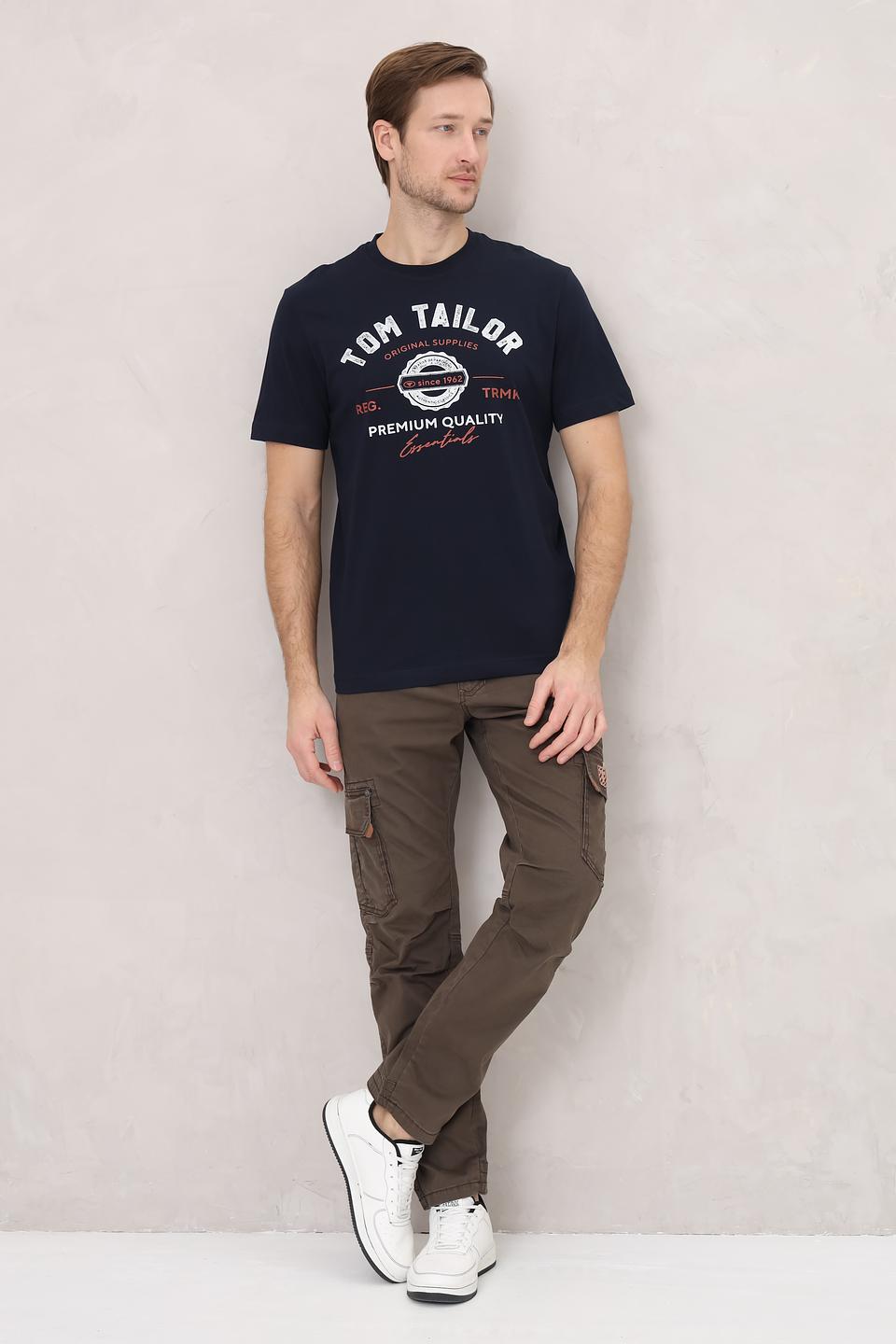 Футболка Tom Tailor essentials синяя