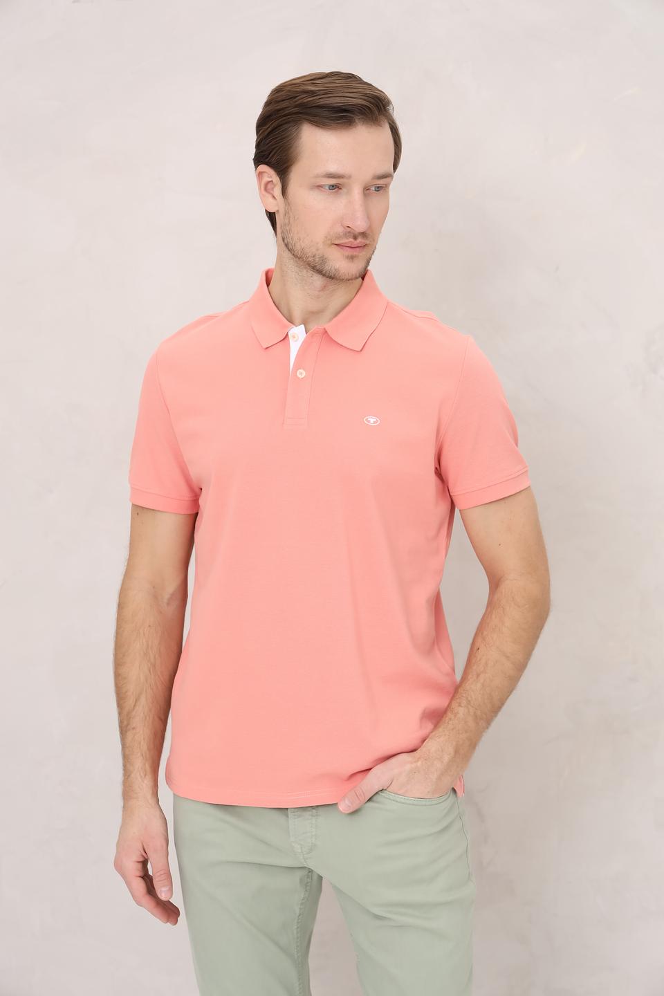 Поло Tom Tailor персиковое