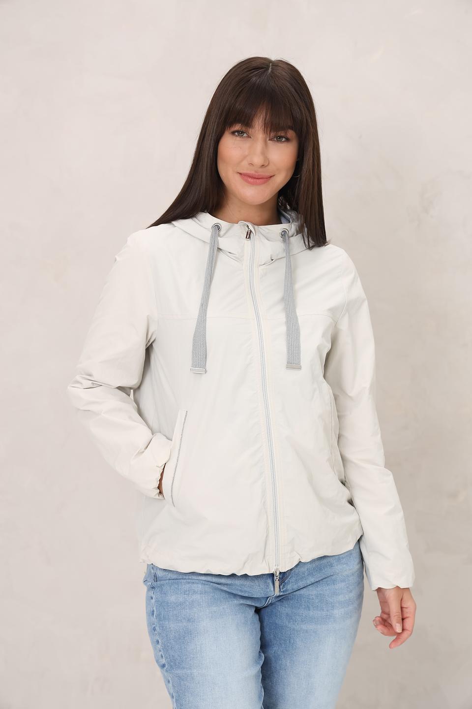 Куртка White Label с капюшоном бежевая