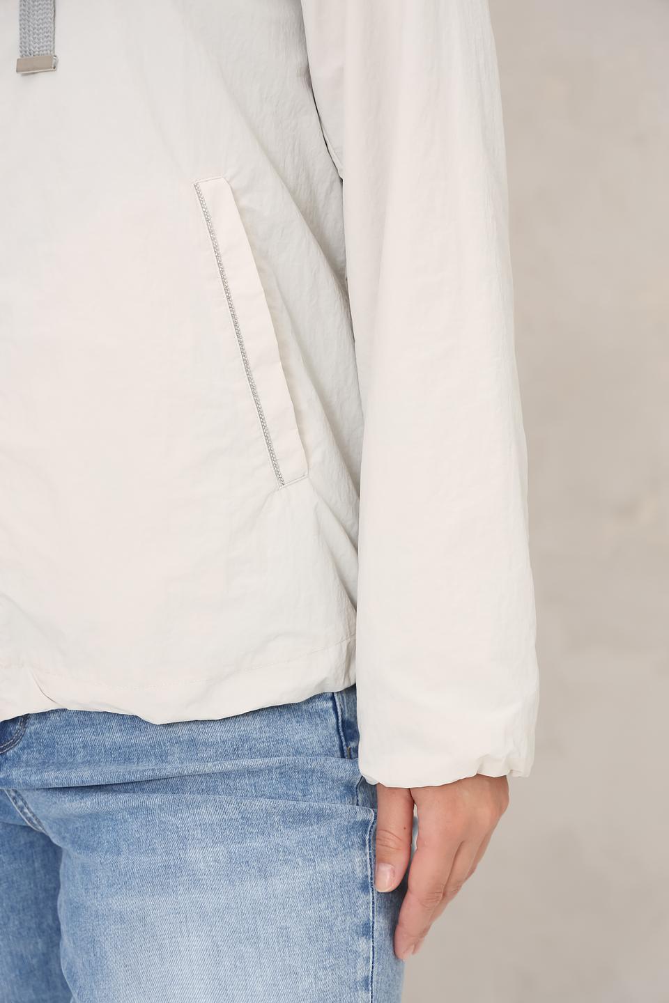 Куртка White Label с капюшоном бежевая