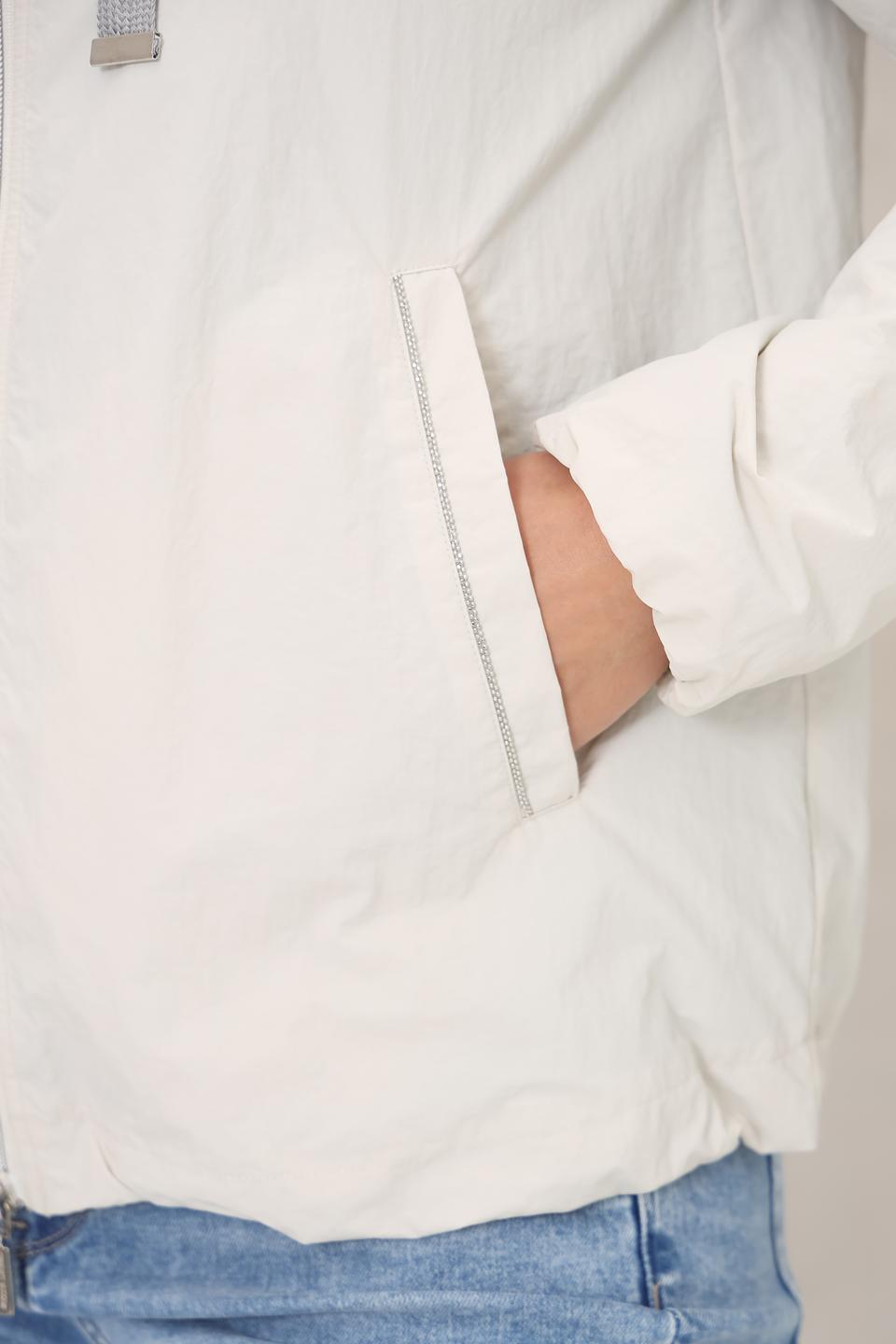 Куртка White Label с капюшоном бежевая