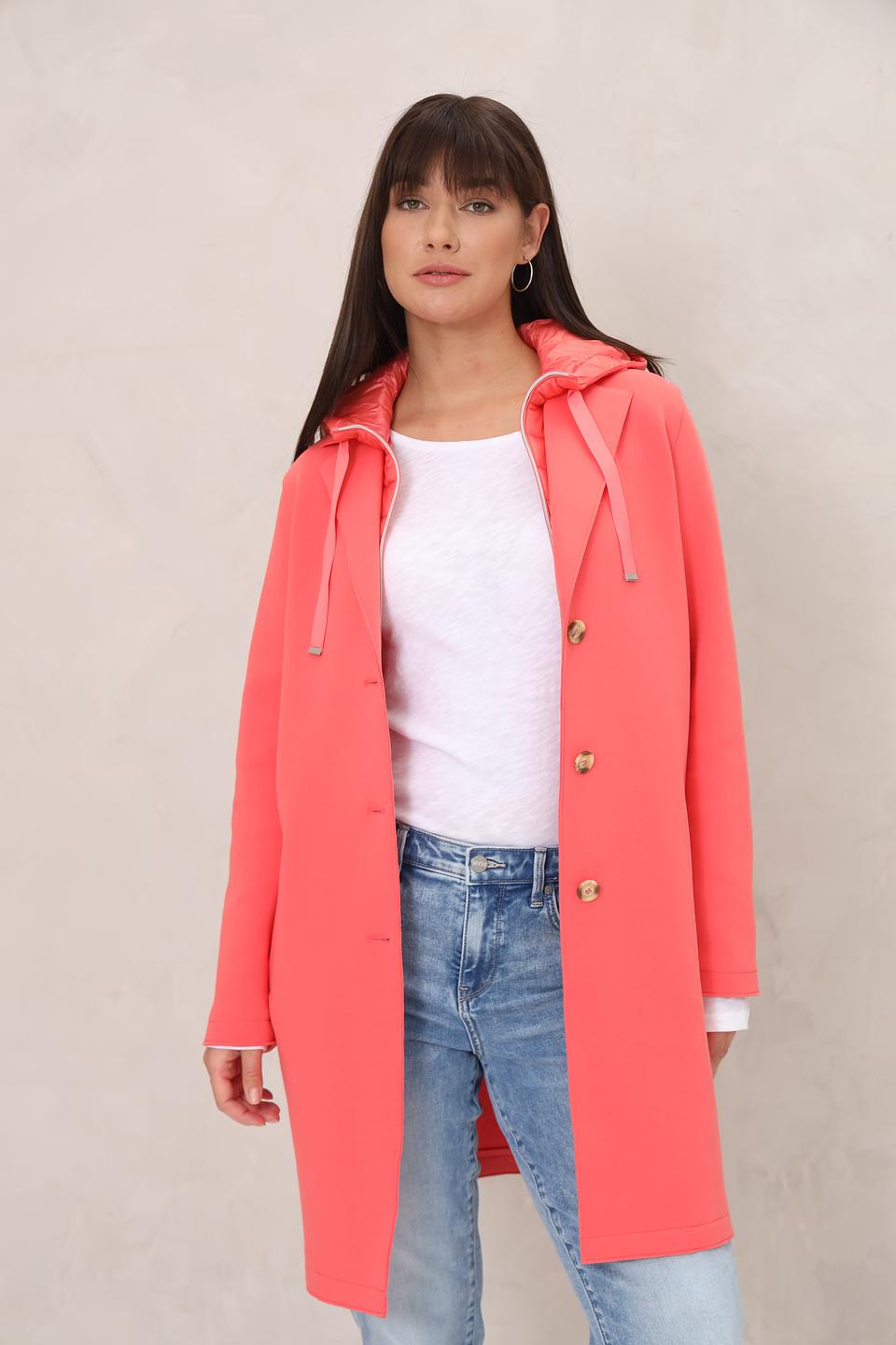 Пальто White Label коралловое