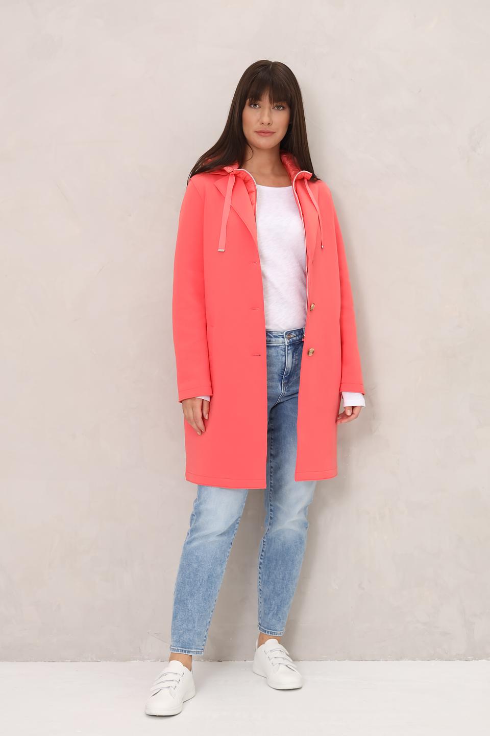 Пальто White Label коралловое