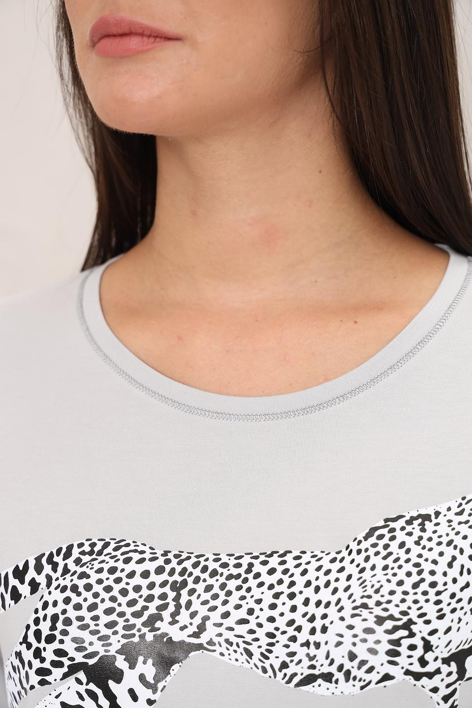 Лонгслив Monari с леопардовым принтом