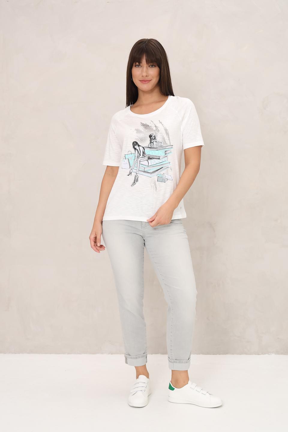 Футболка Monari с принтом