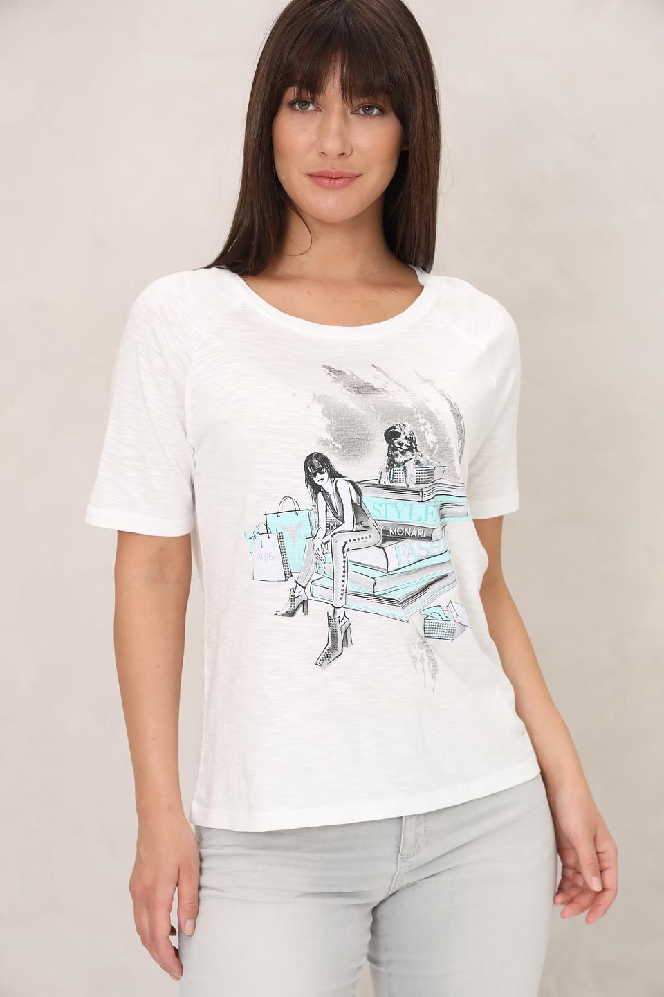 Футболка Monari с принтом