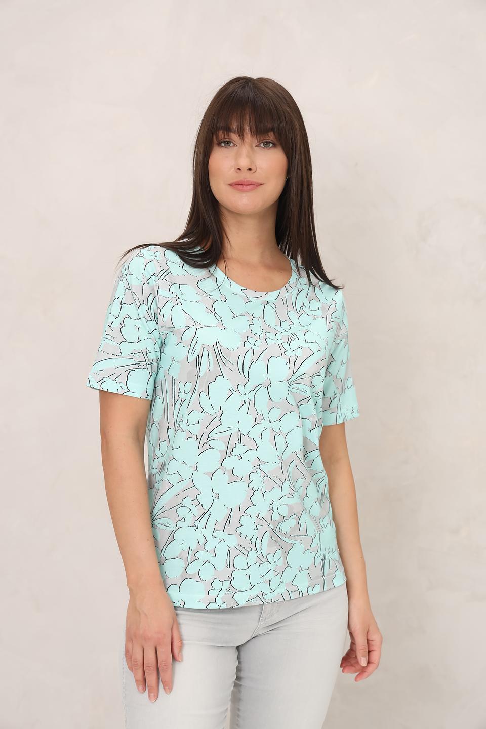 Футболка Monari с принтом мятный