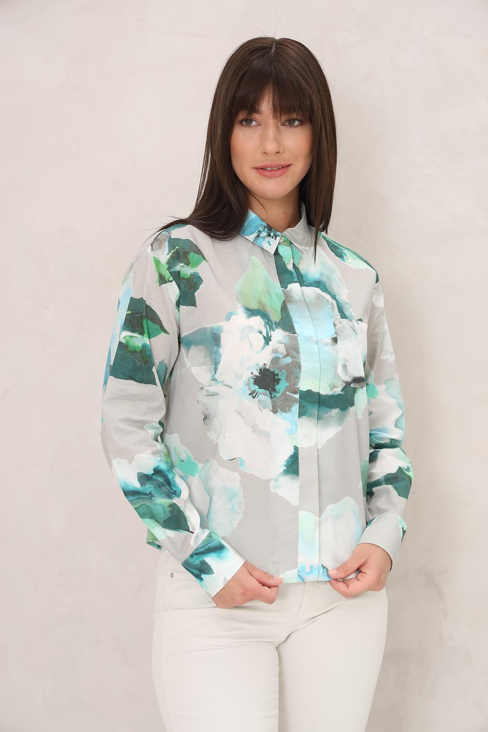 Блуза Monari с цветочным принтом