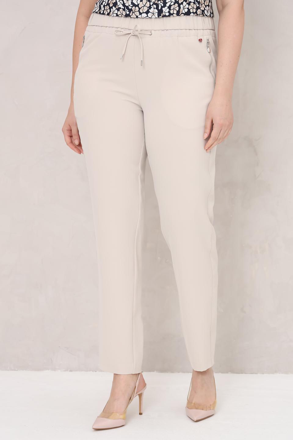 Брюки Relaxed by Toni бежевые