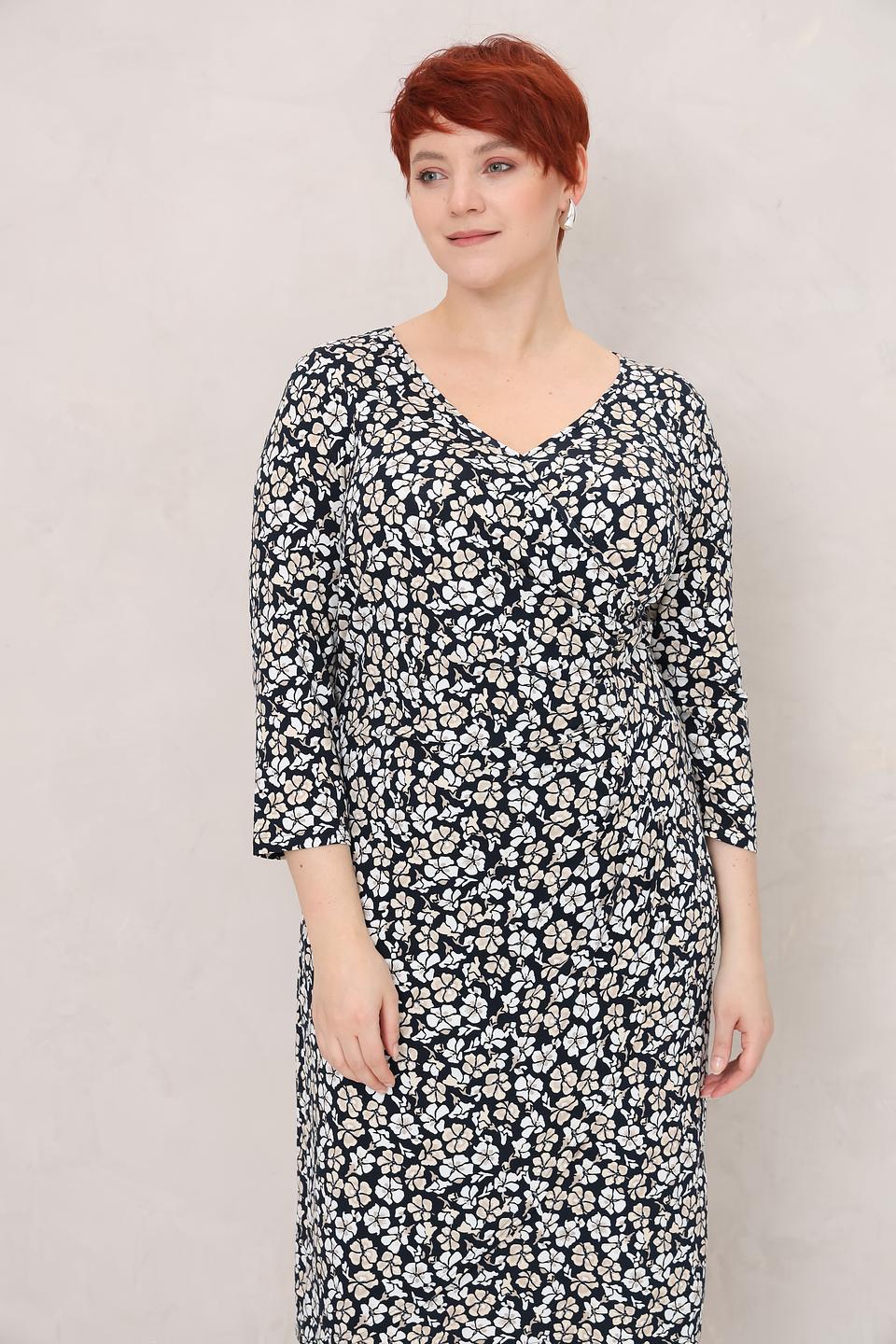 Платье Frank Walder с цветочным принтом