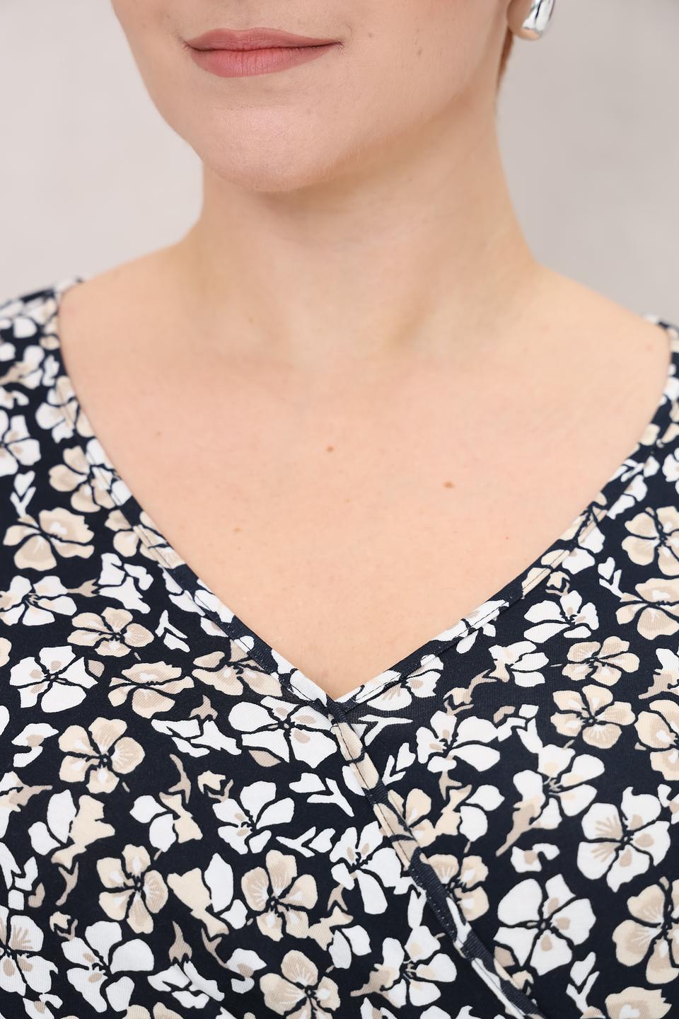 Платье Frank Walder с цветочным принтом