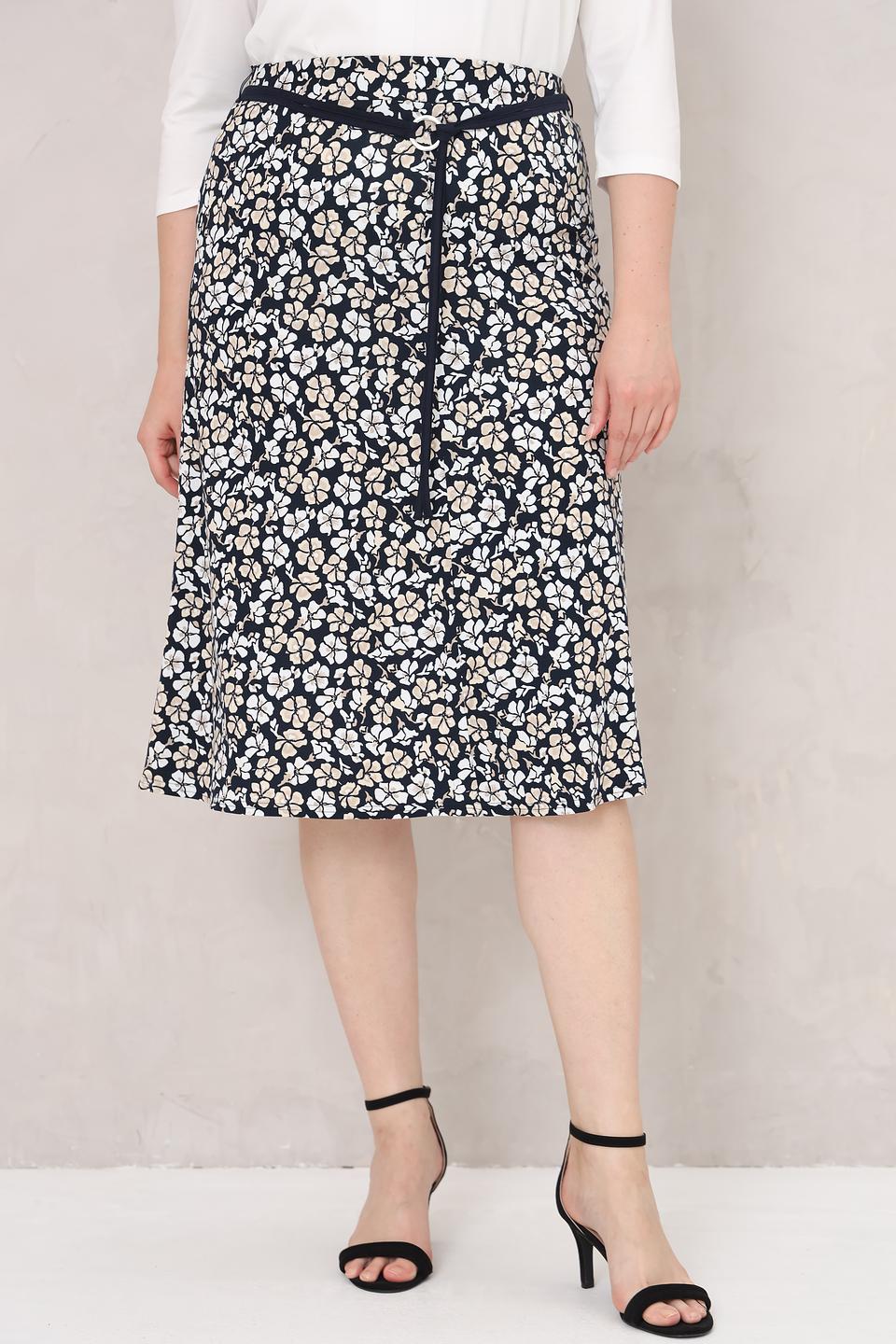 Юбка Frank Walder с цветочным принтом