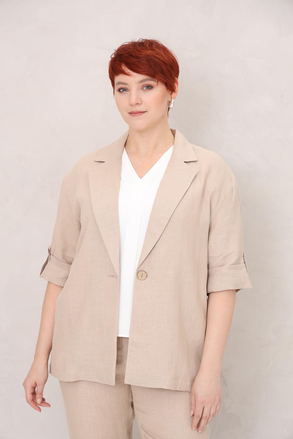 Жакет Electra style бежевый