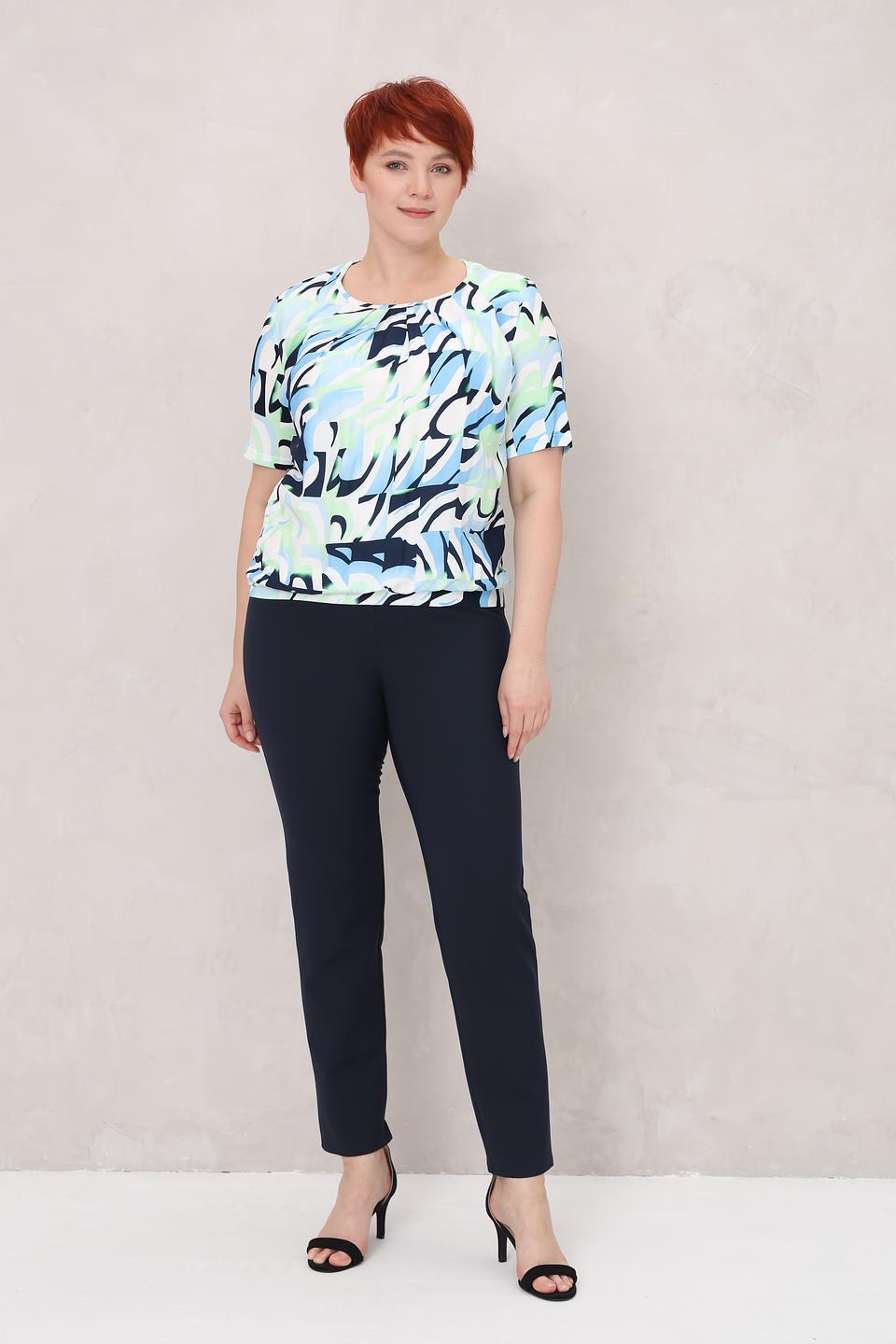 Брюки Frank Walder с завязками темно-синие