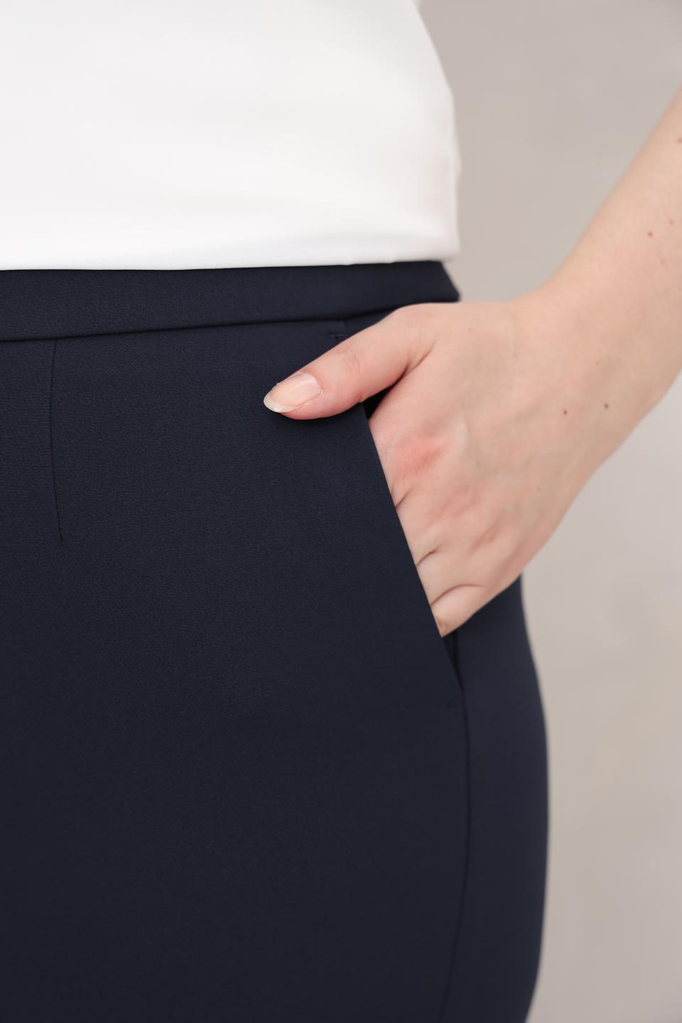 Брюки Frank Walder классические темно-синие