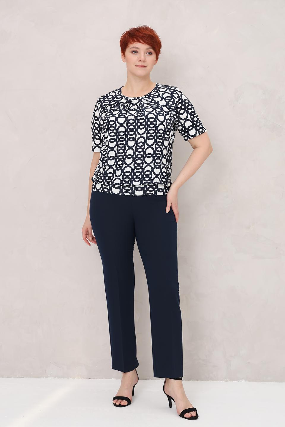 Брюки Frank Walder классические темно-синие