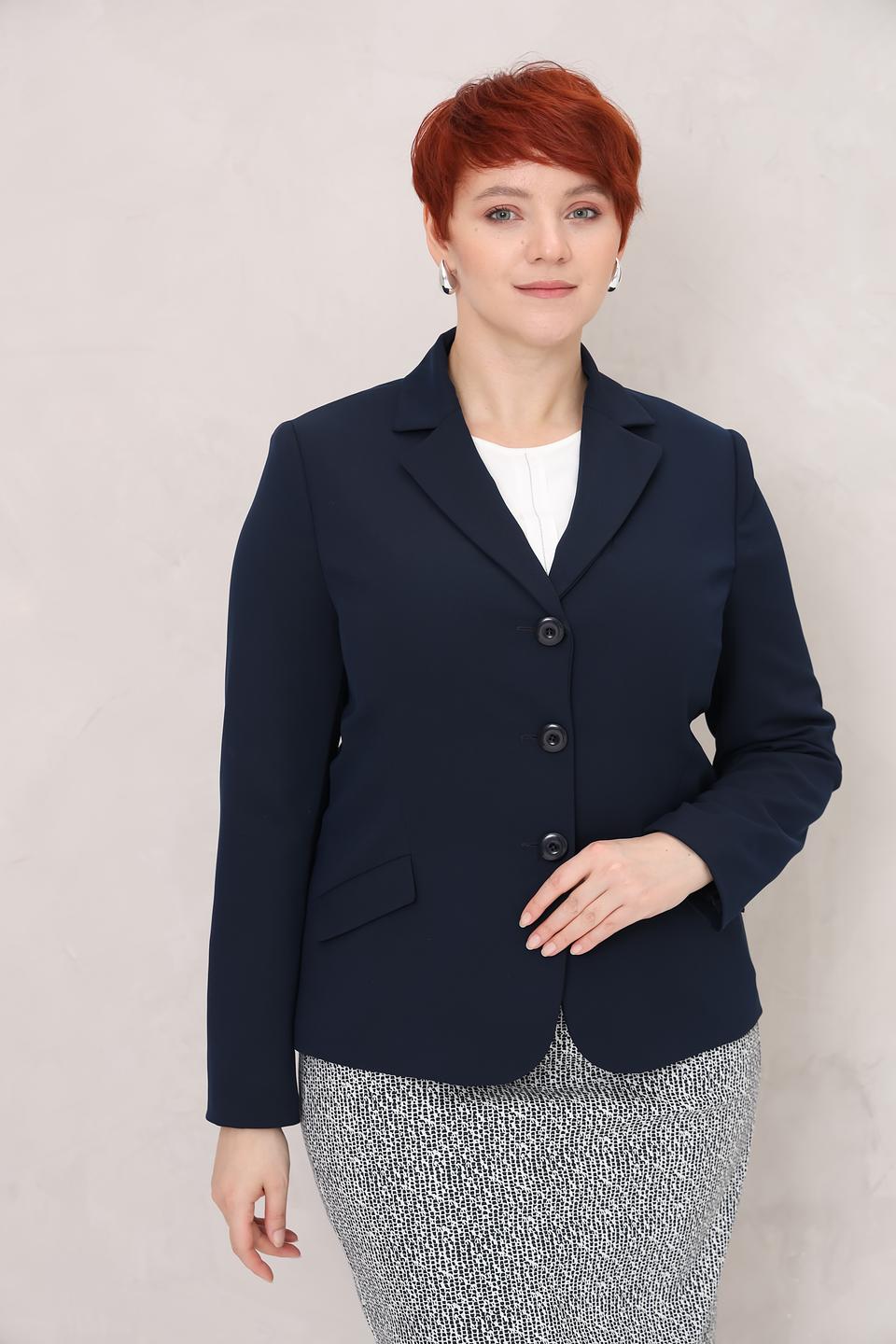 Жакет Frank Walder приталенный темно-синий