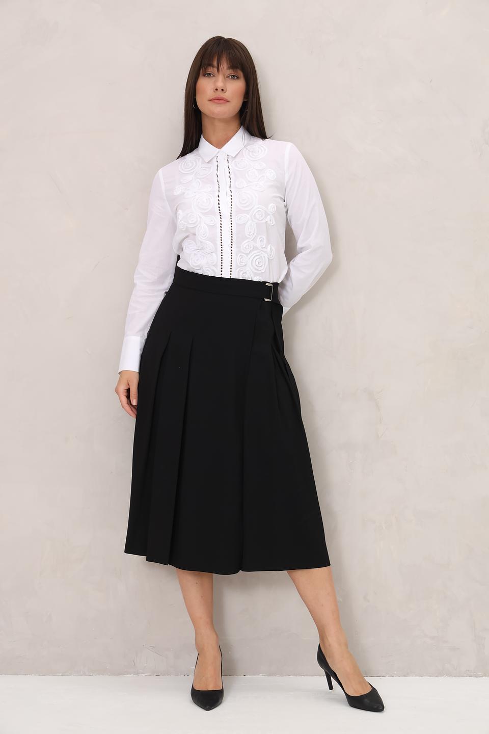 Юбка Gerry Weber чёрная с поясом