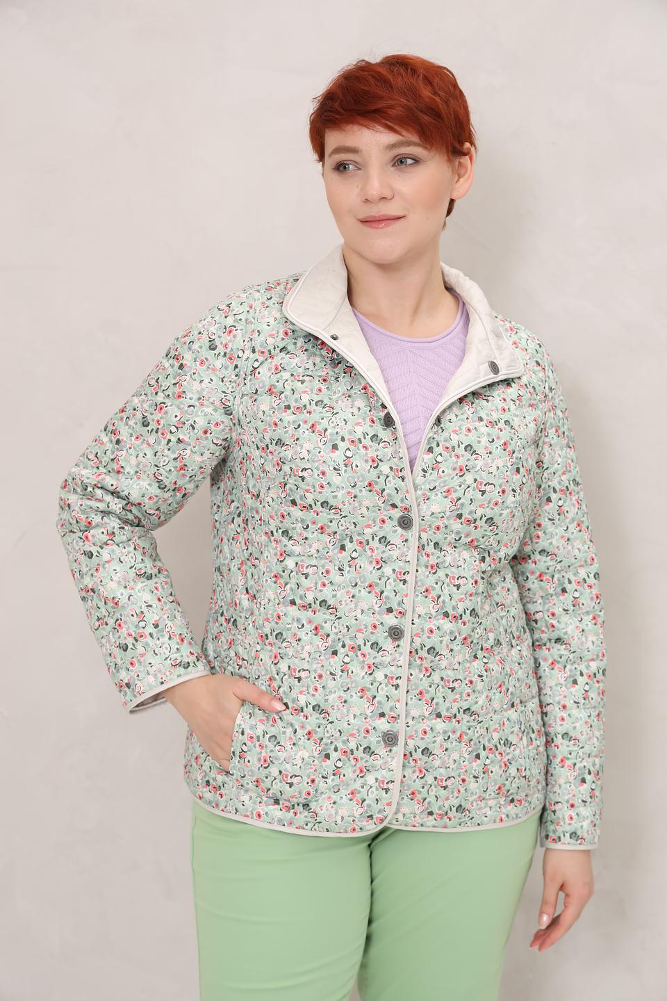 Куртка Lebek стеганая бежевая