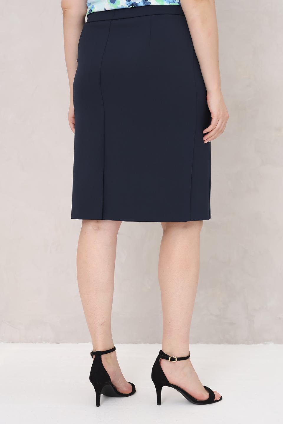 Юбка Frank Walder классическая темно-синяя