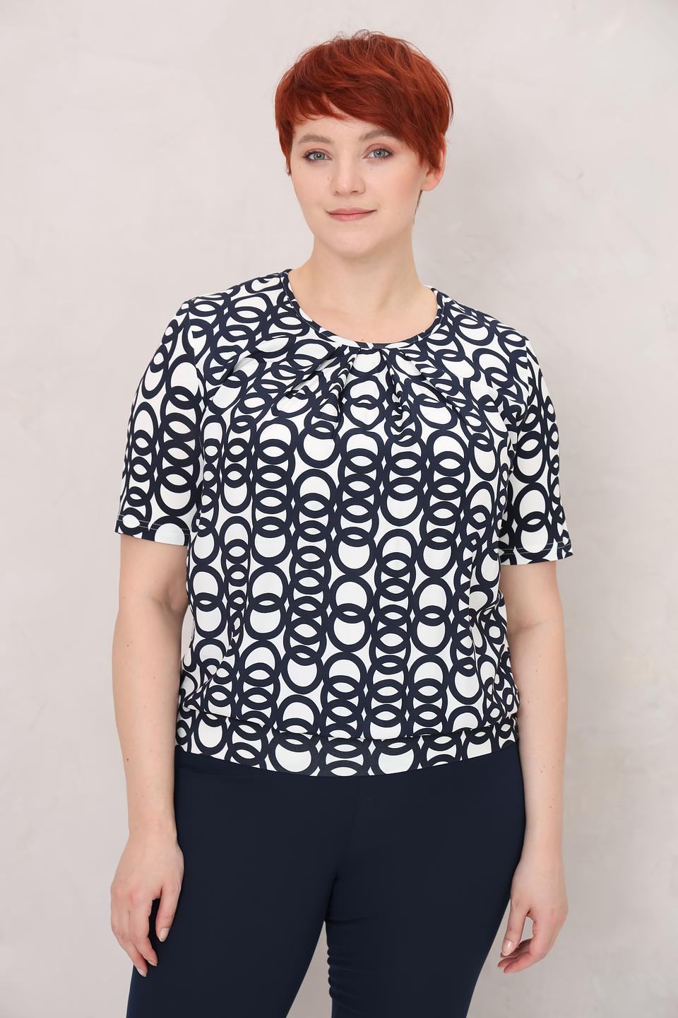 Блуза Frank Walder с принтом