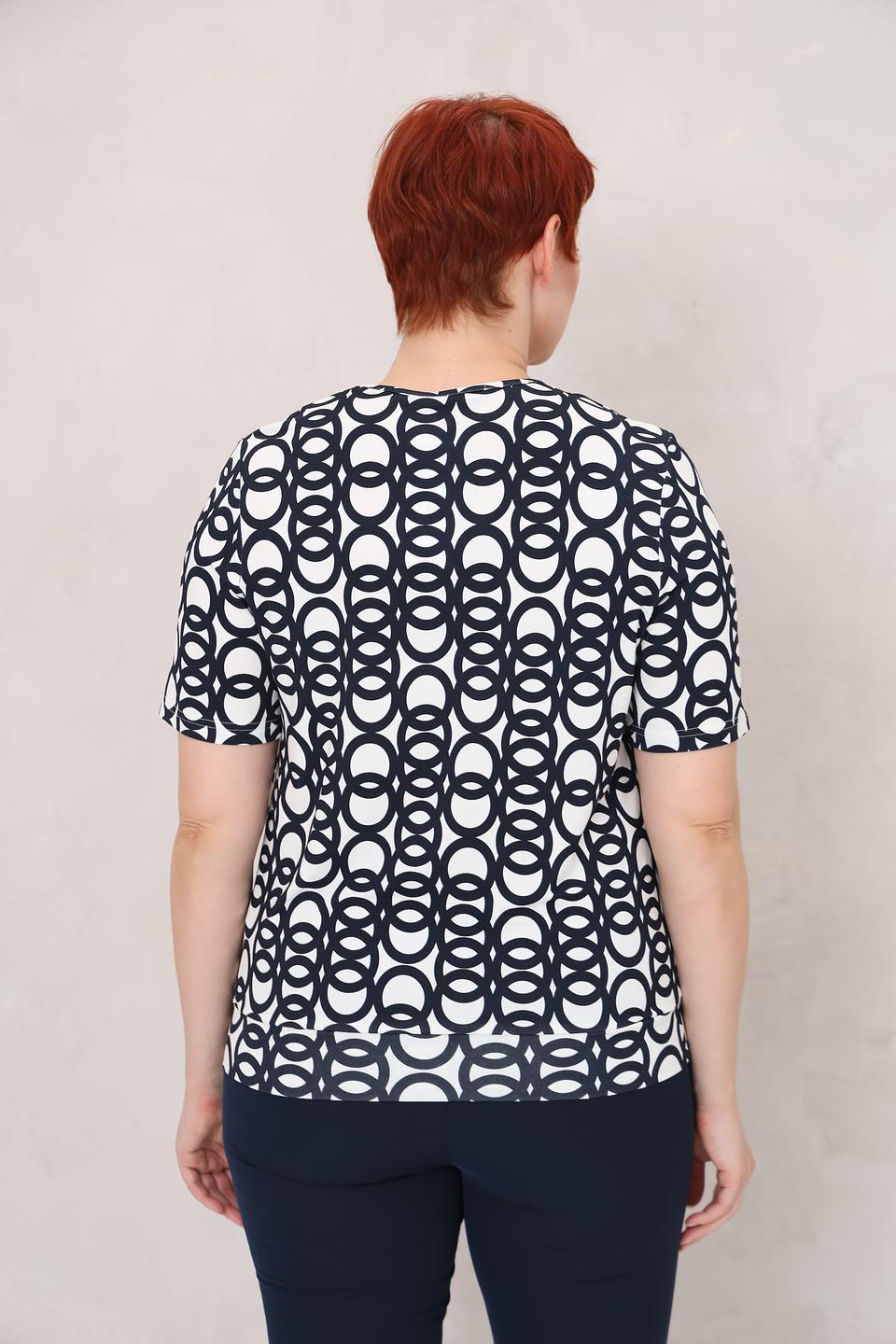 Блуза Frank Walder с принтом