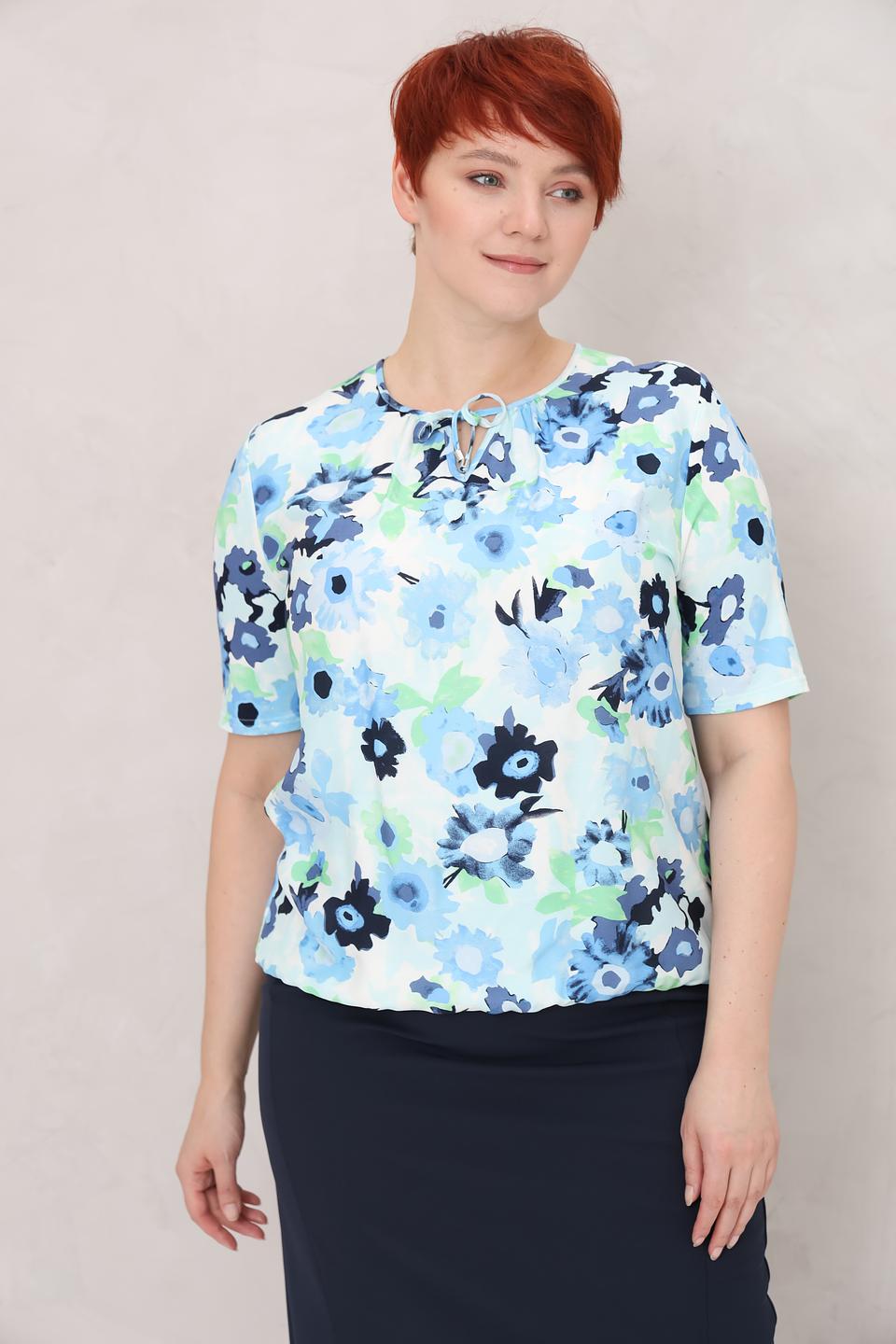 Блуза Frank Walder с цветочным принтом