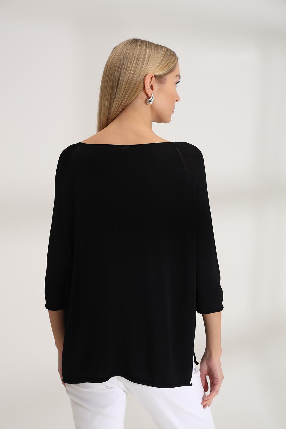 Пуловер Annette Gortz с принтом чёрный