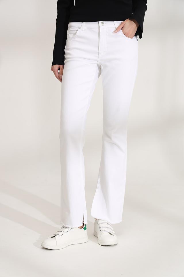 Джинсы Angels с разрезом белые