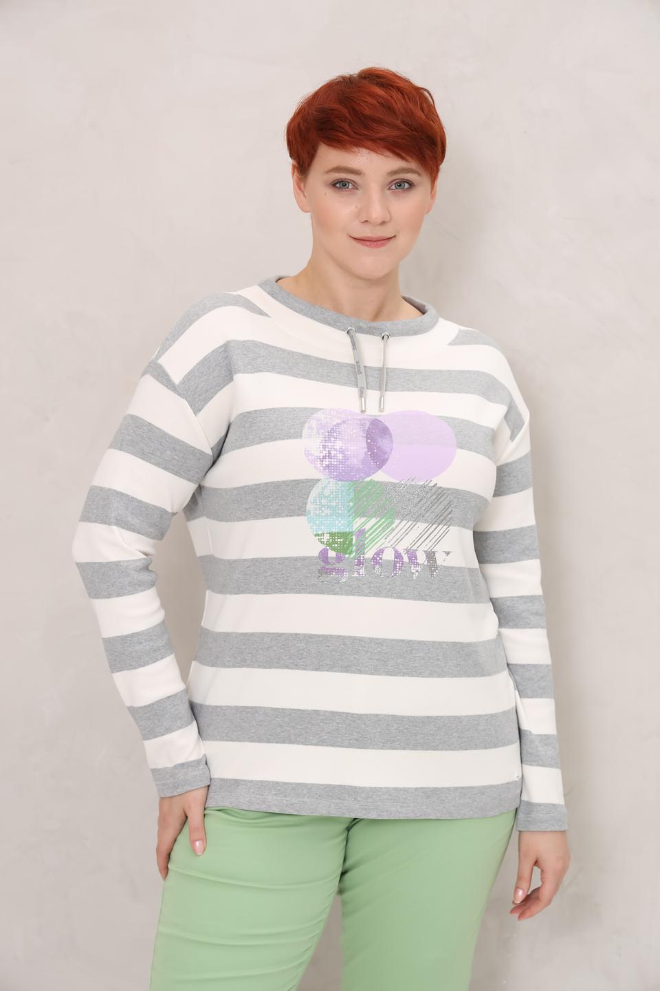 Пуловер Olsen в полоску