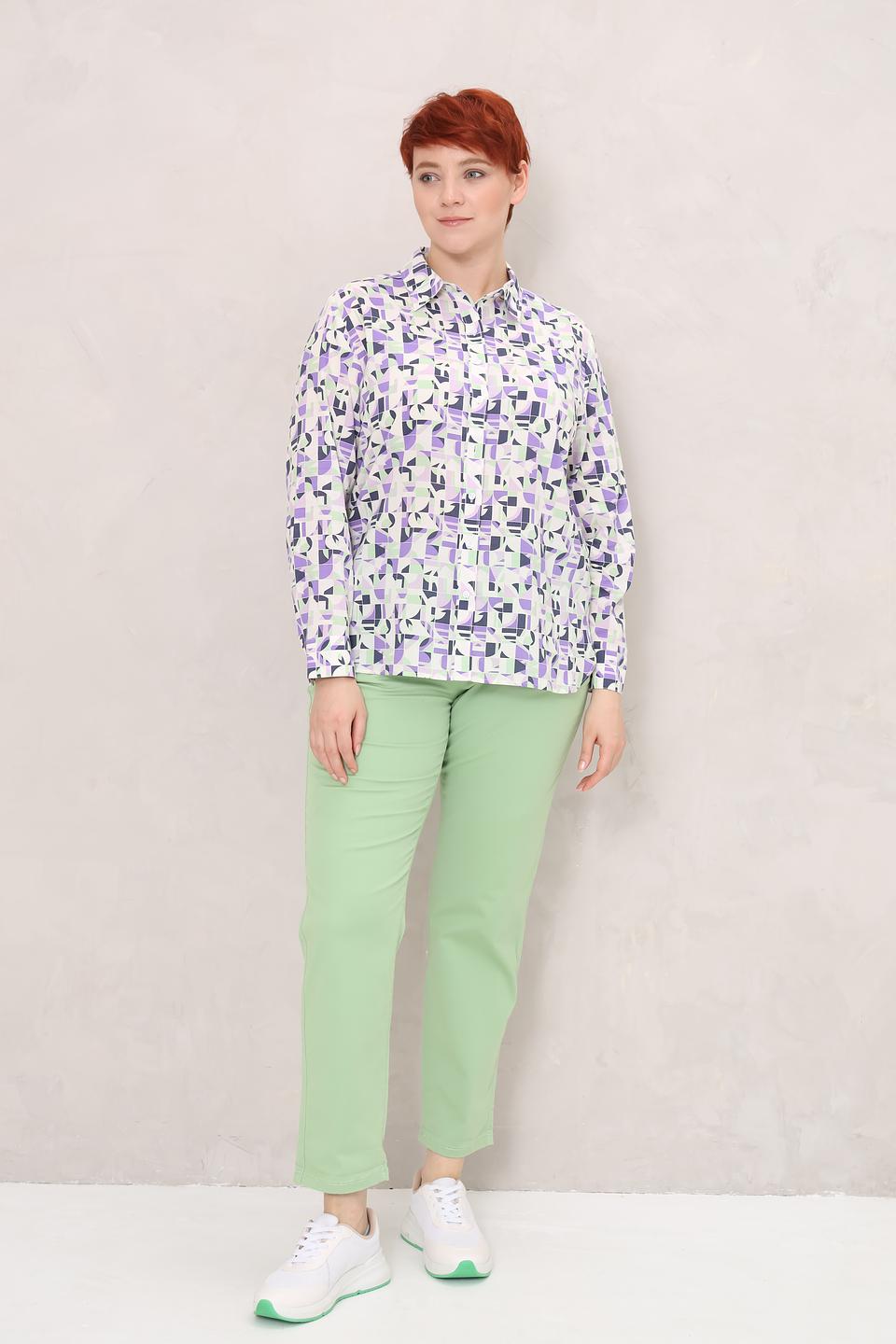 Блуза Olsen с геометрическим принтом