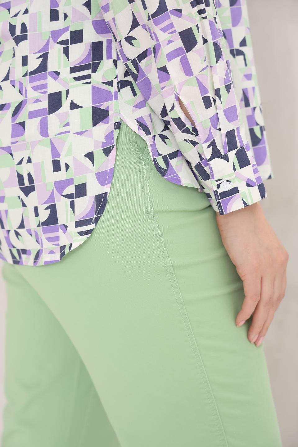 Блуза Olsen с геометрическим принтом