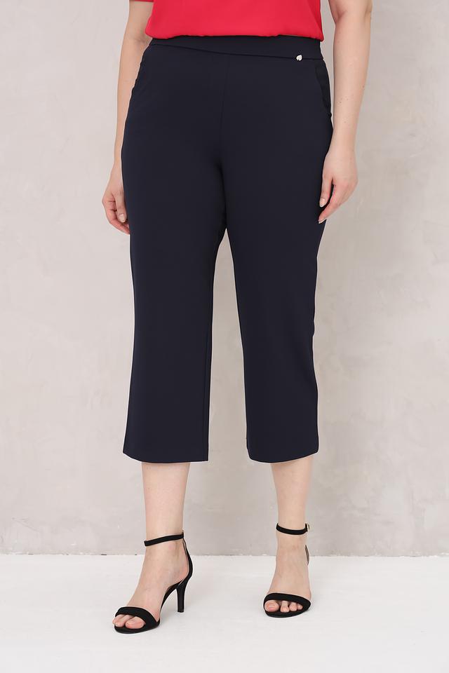Брюки кюлоты Relaxed by Toni темно-синие