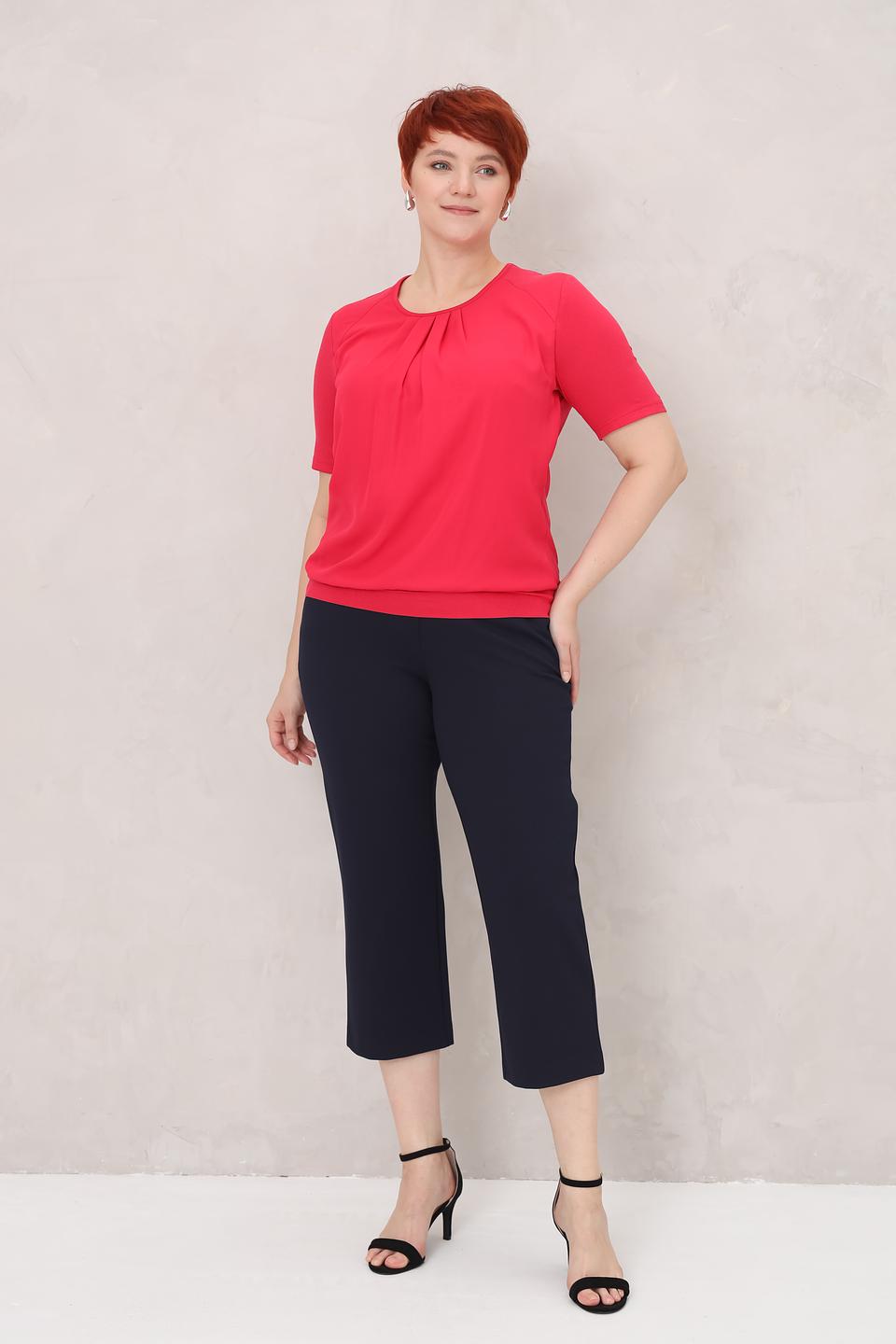 Брюки кюлоты Relaxed by Toni темно-синие