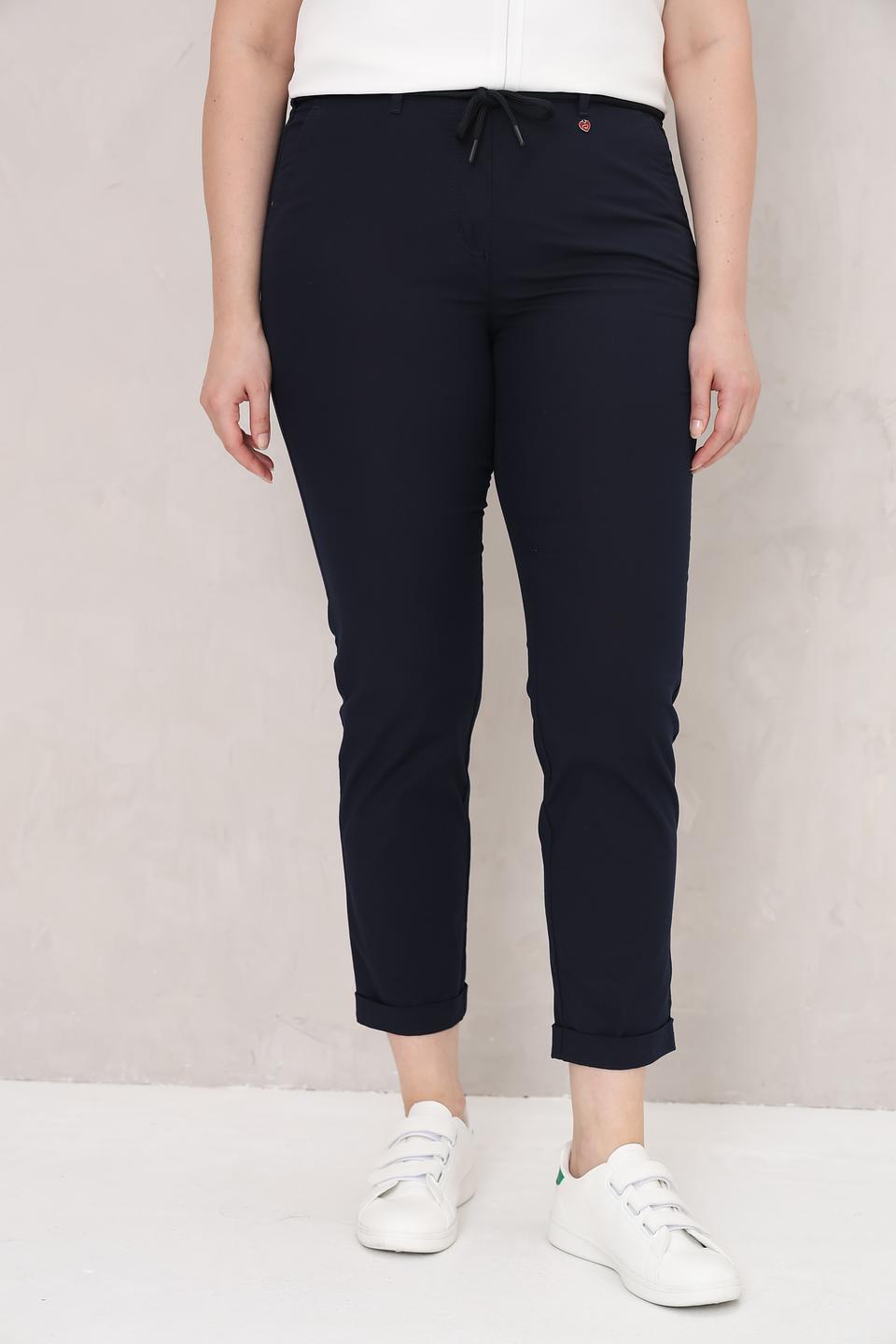 Брюки Relaxed by Toni темно-синие